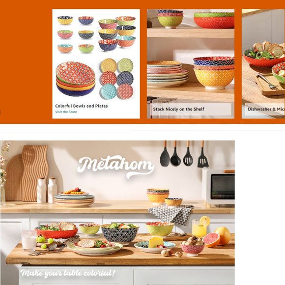 Set of 6 - Small Ceramic Dessert/ Ice Cream/ Condiments/ Snack Bowls - Picture 9 of 9